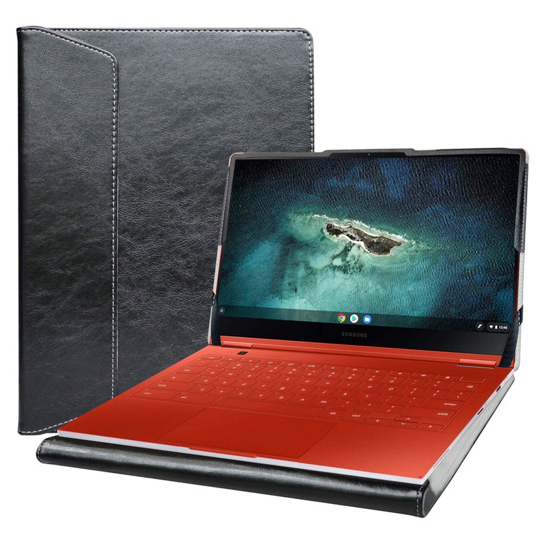 Alapmk Protective Case for 13.3" Samsung Galaxy Book3 360 13/Galaxy Book2 Pro 360 13 NP930QED/Galaxy Book2 Pro 13 NP930XED/Galaxy Book2 360 13 NP730QED-KB1US/Galaxy Chromebook 13 XE930QCA,Black - Image 1